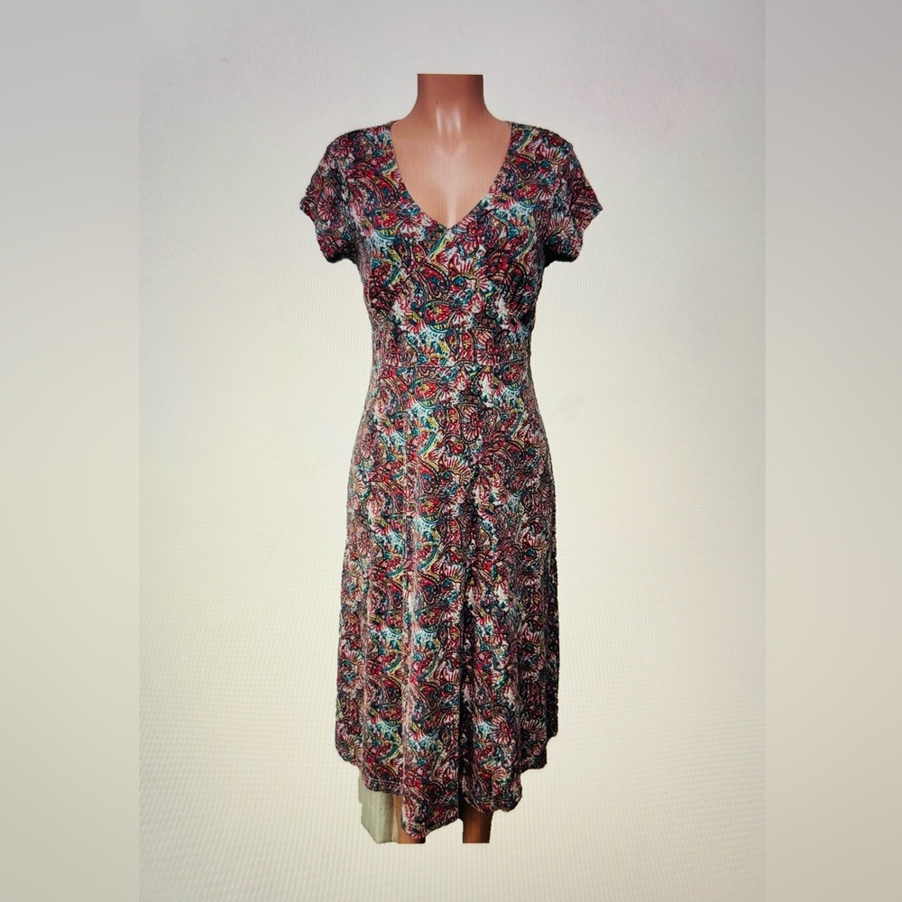 Floral V-Neck Dress